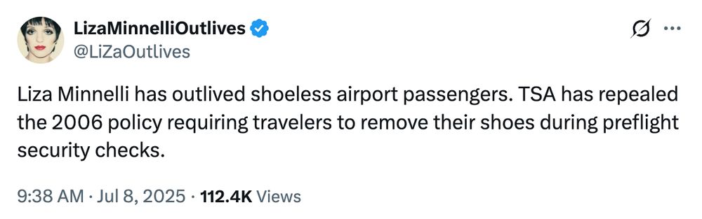 LizaMinnelliOutlives tweet