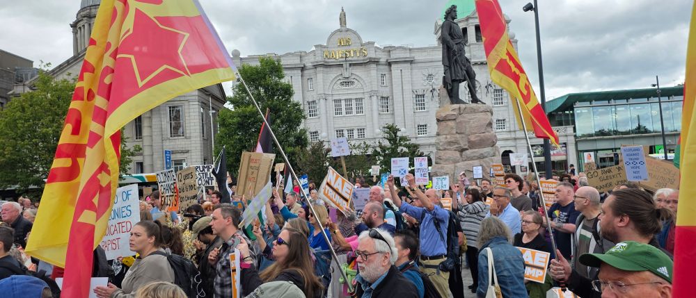 Anti-Trump protests in Aberdeen