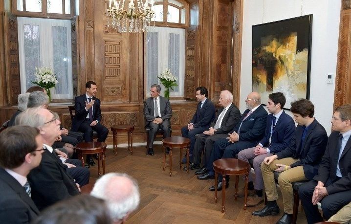 Gentillet avec Mariani chez Assad