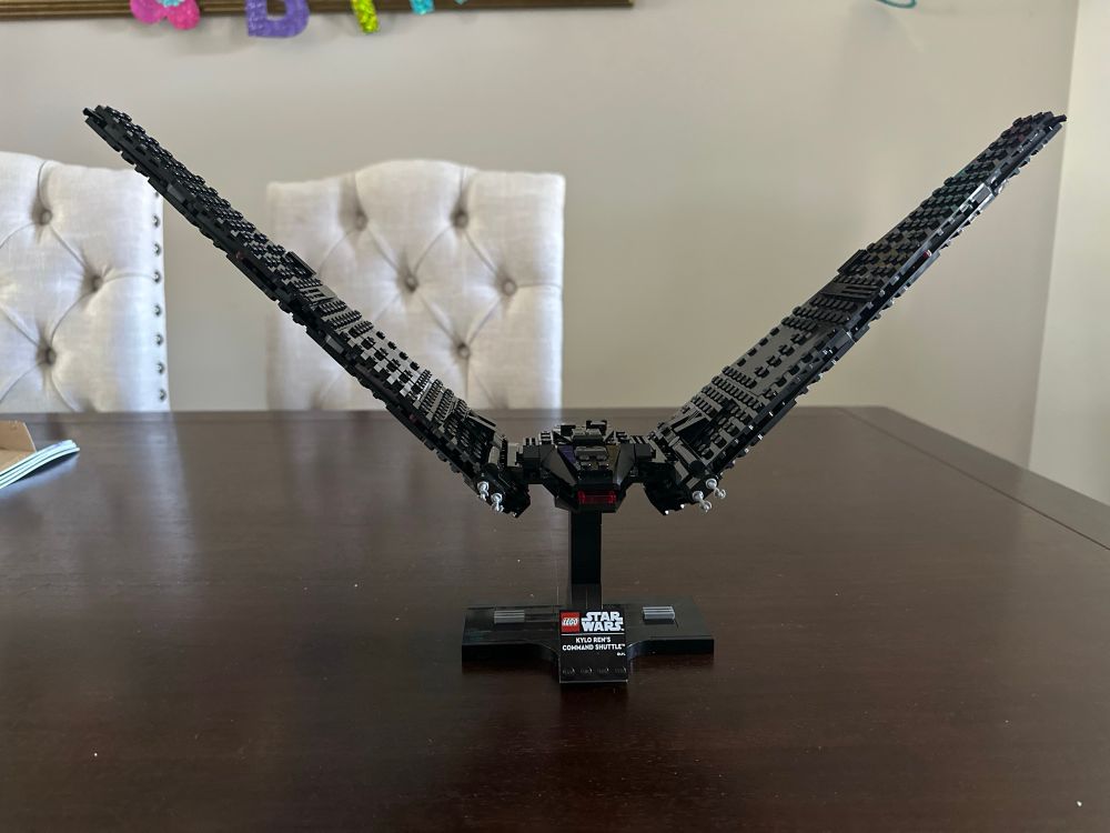 LEGO Kylo Ren’s command shuttle.