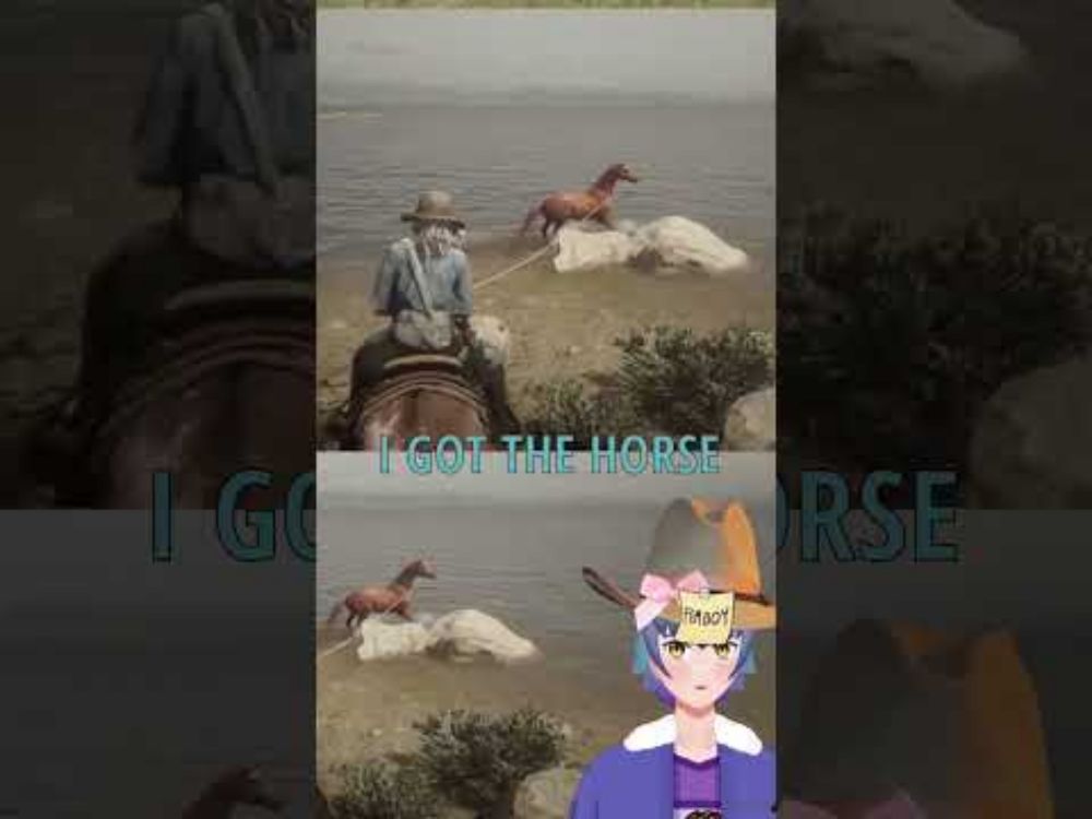 VTUBERS KILL A HORSE IN RED DEAD REDEMPTION 2 (feat. @nofoxweregiven )