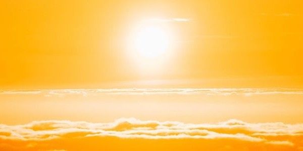 Heldere zon