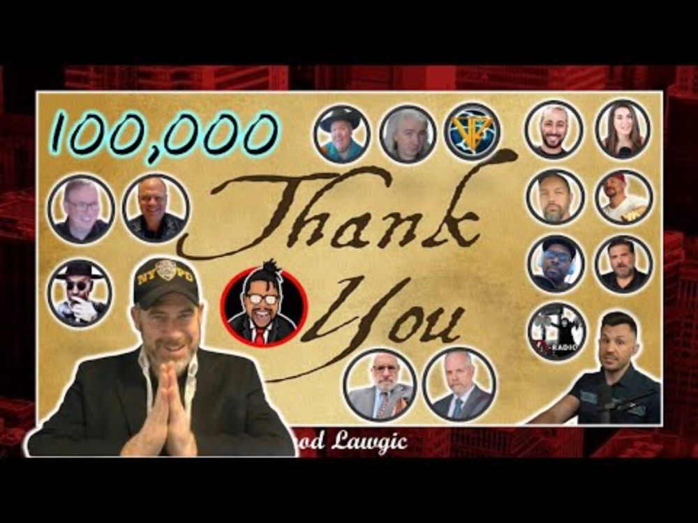 (Starting at 8 PM EDT) THANK YOU! x100,000! THANK YOU!!!