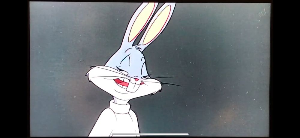 Bugs Bunny says “Next!” at the end of Rabbit of Seville.