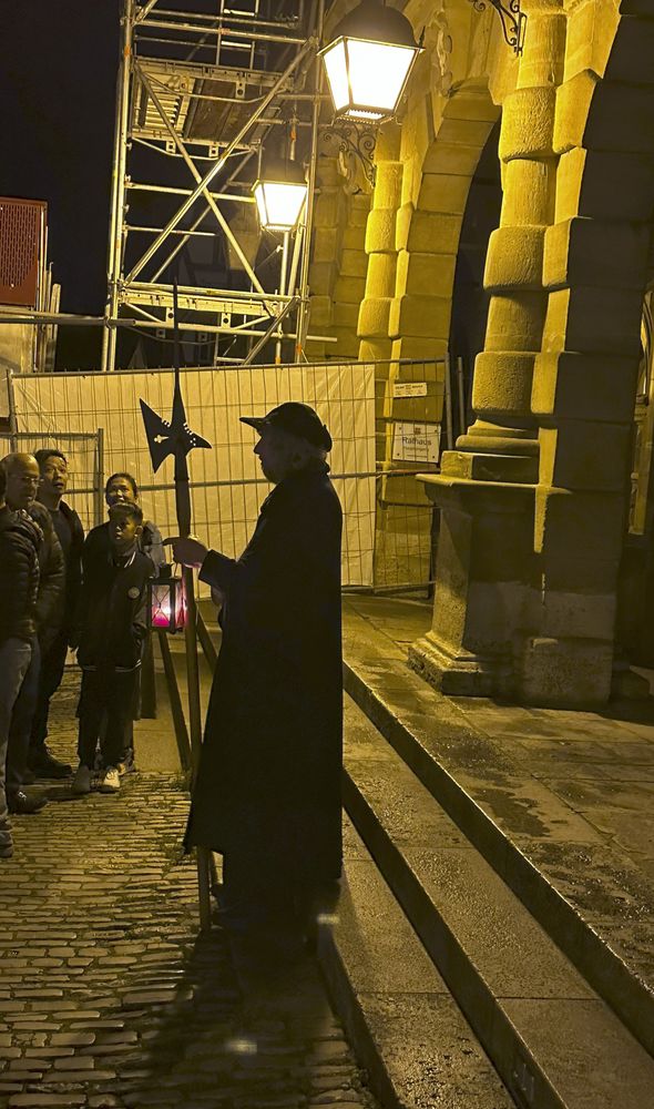Photo of Rothenberg's evocative The Night Watchman (tour).