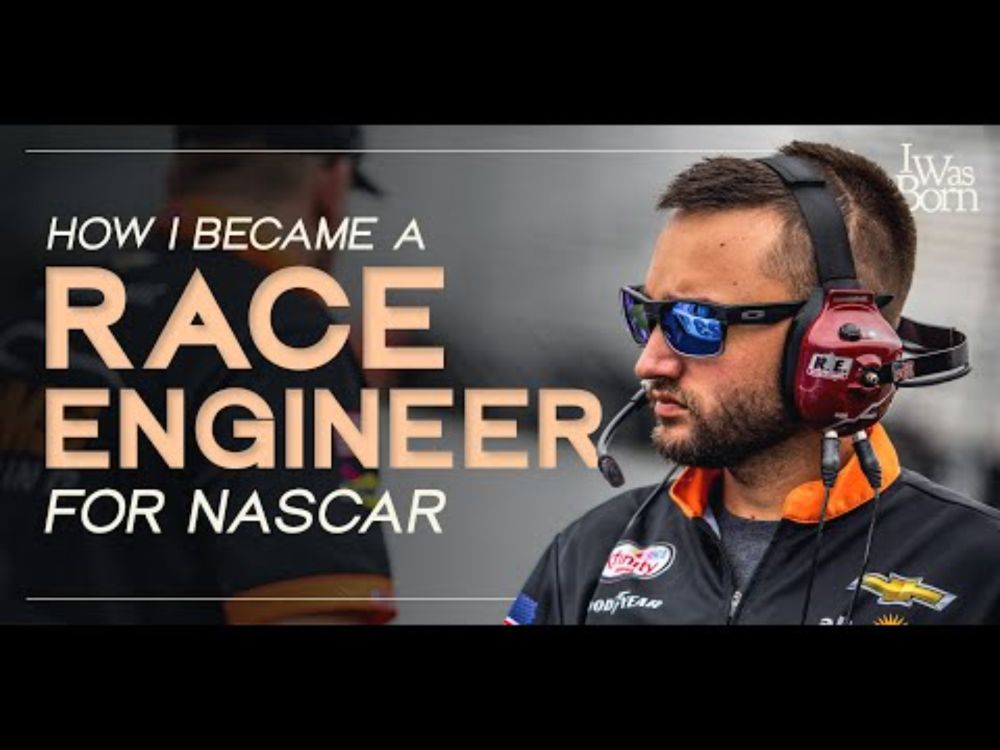 How I Became A Racing Engineer for @NASCAR  - JR Houston | I Was Born