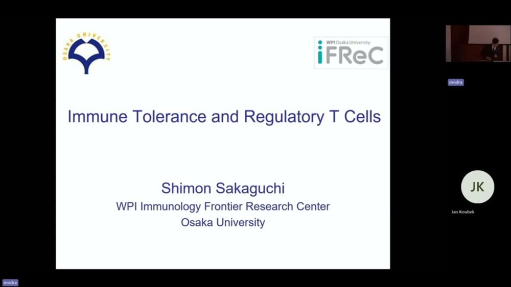 Prof. Shimon Sakaguchi (Osaka University): Immune Tolerance and Regulatory T-cells,  20. 6. 2024
