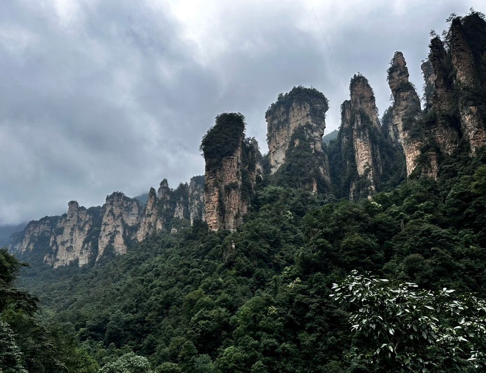 mountains near ZhangJiaJie