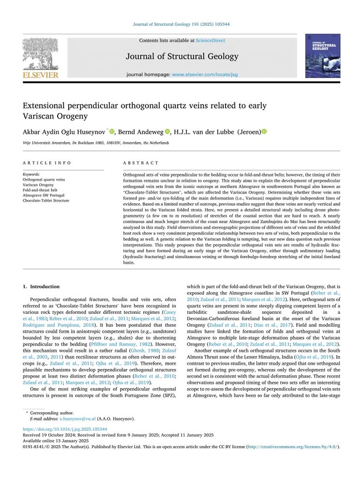 PDF | Orthogonal sets of veins perpendicular to the bedding occur in fold-and-thrust belts; however, the timing of their formation remains unclear in... | Find, read and cite all the research you need...
