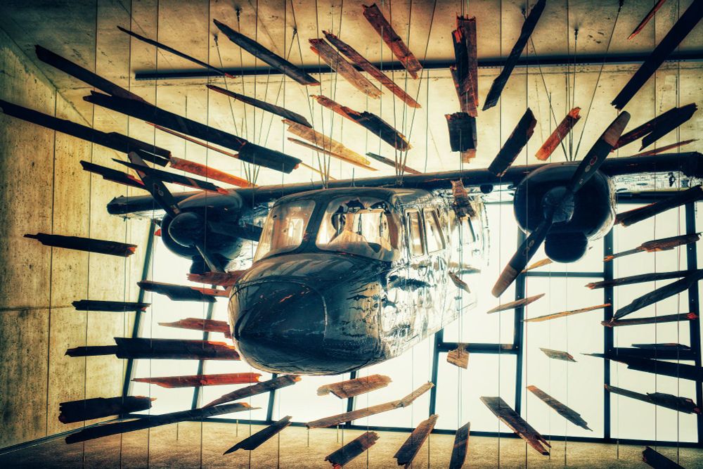 Helicopter from 007 James Bond - Spectre, shot at 3,050 metres asl in Austria.