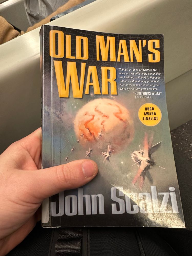 cover of the book “Old Man’s War” by John Scalzi