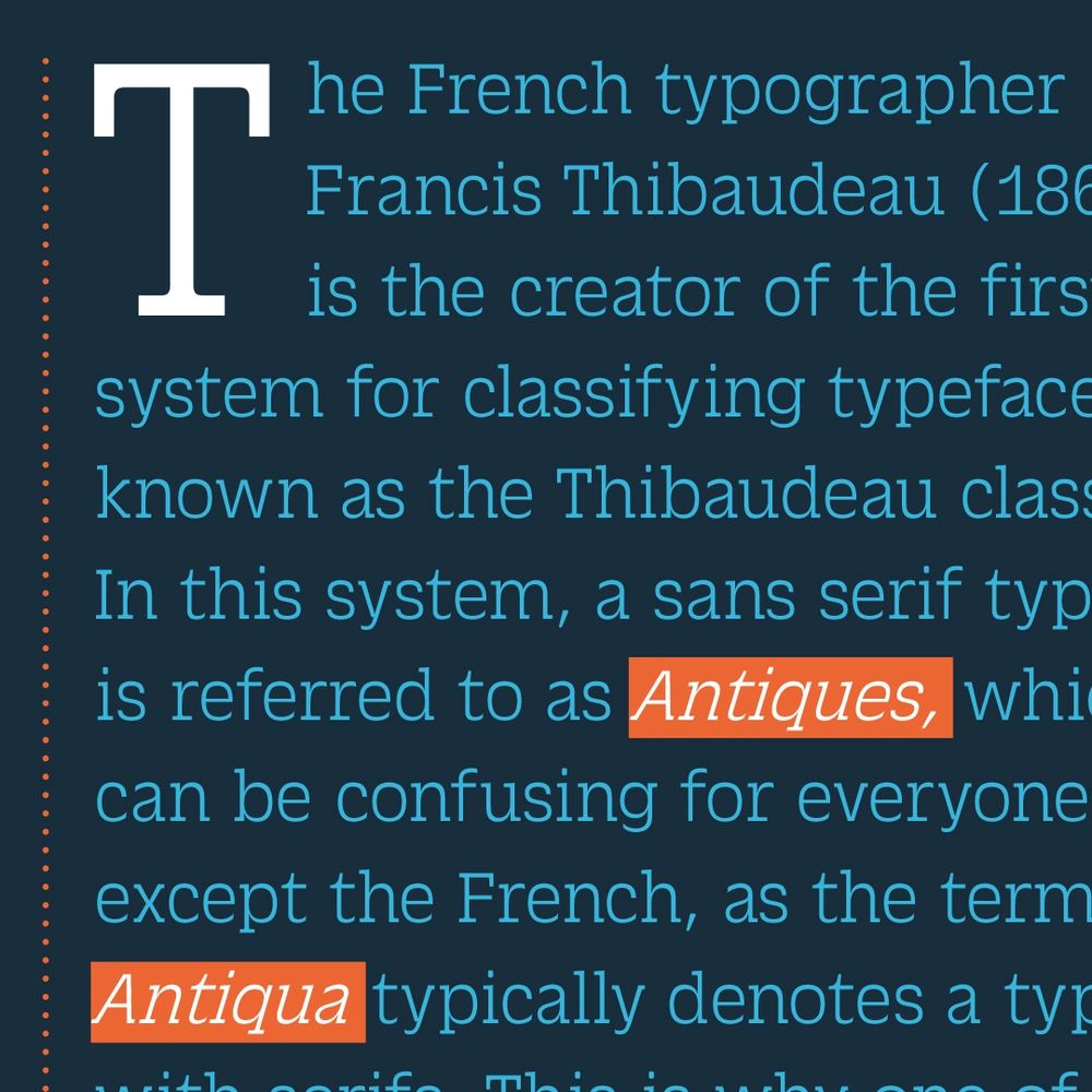 Text set in new typeface Salou.
