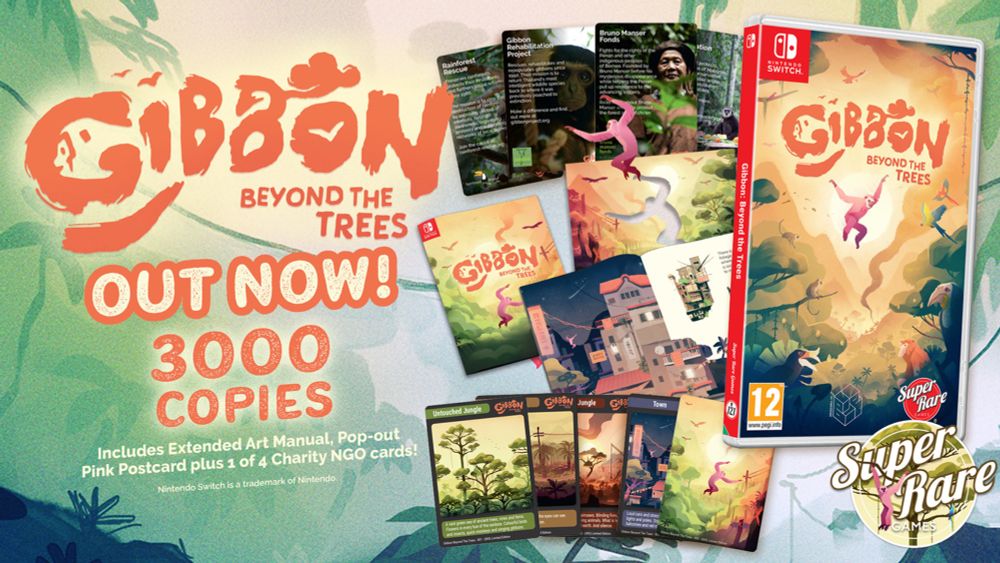 Gibbon: Beyond The Trees gets limited physical edition for the Switch