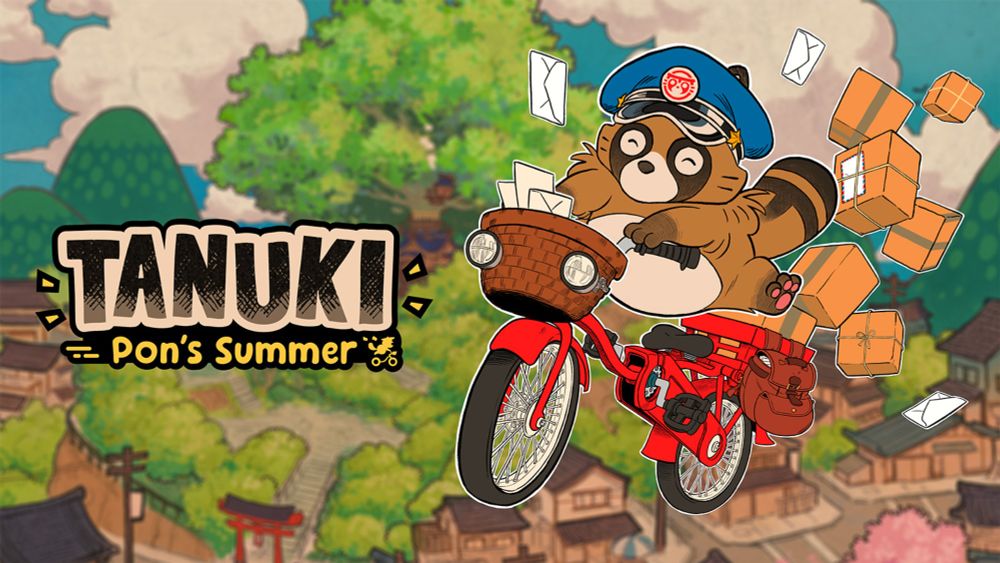 TANUKI: Pon's Summer is an upcoming animated mail delivery life-sim