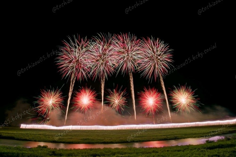 仕掛花火「ナイアガラ瀑布」