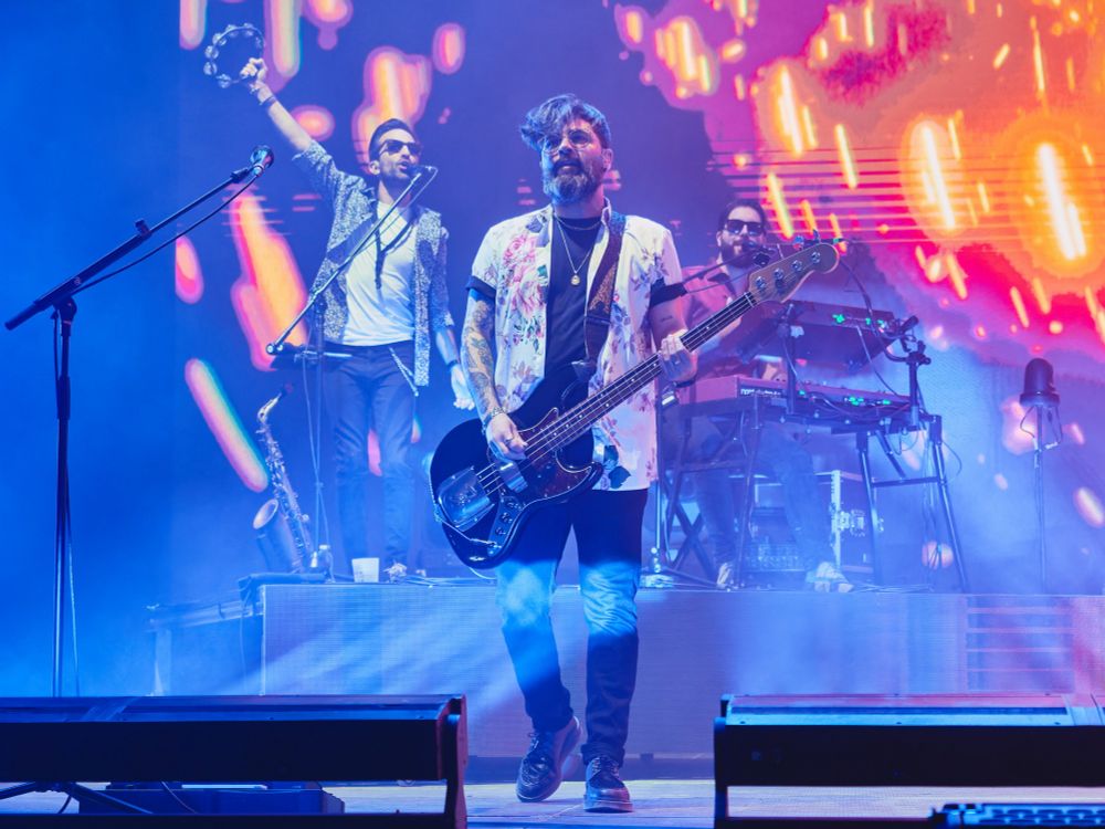 Viva Suecia en su concierto de décimo aniversario en el WARMUp 2024 en Murcia.