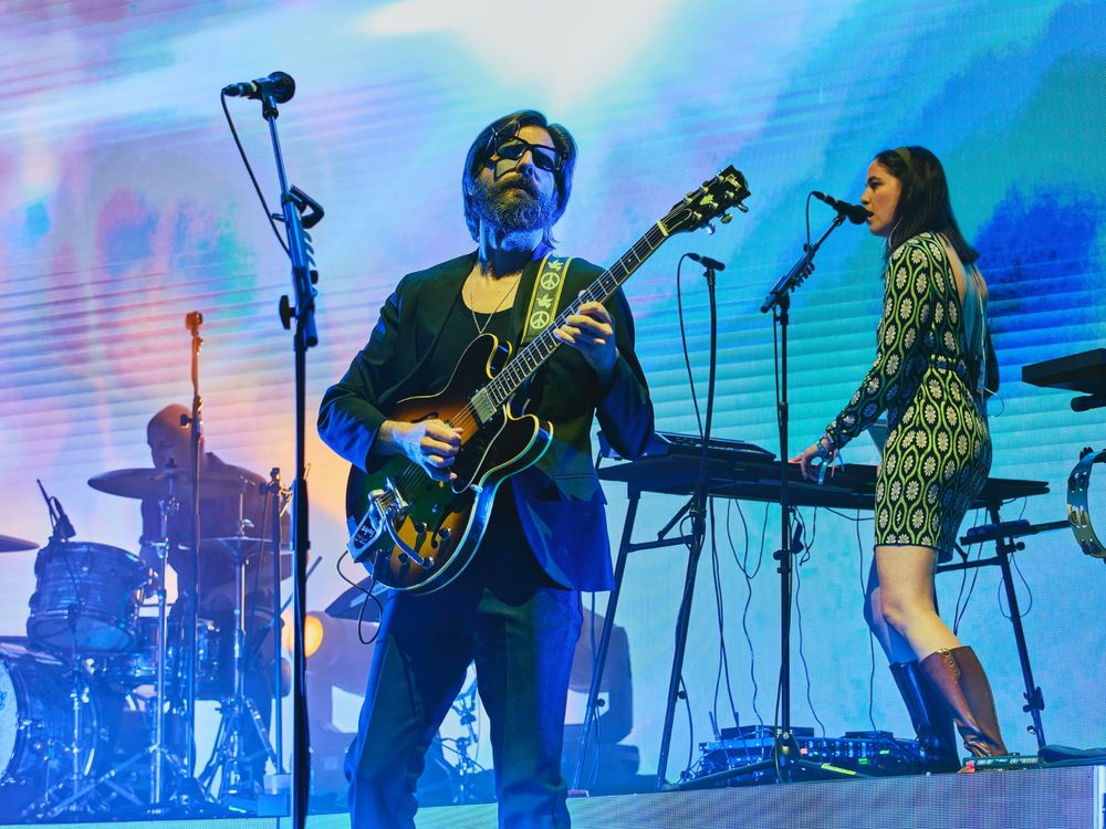 Viva Suecia en su concierto de décimo aniversario en el WARMUp 2024 en Murcia.
