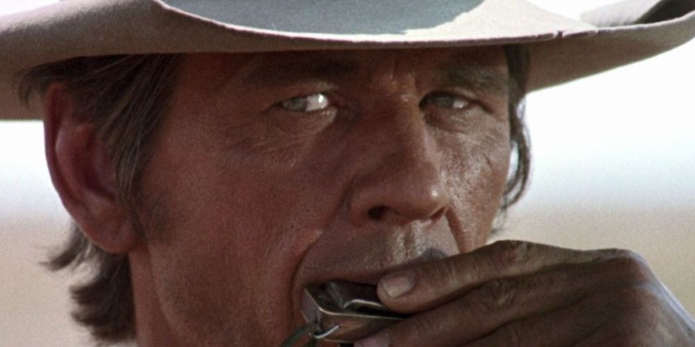 Share some of the best eyes in movies. A close-up photo of Charles Bronson from Once Upon a Time in the West