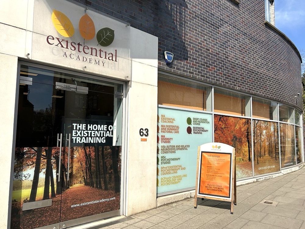 Front of the NSPC building in West Hampstead, London