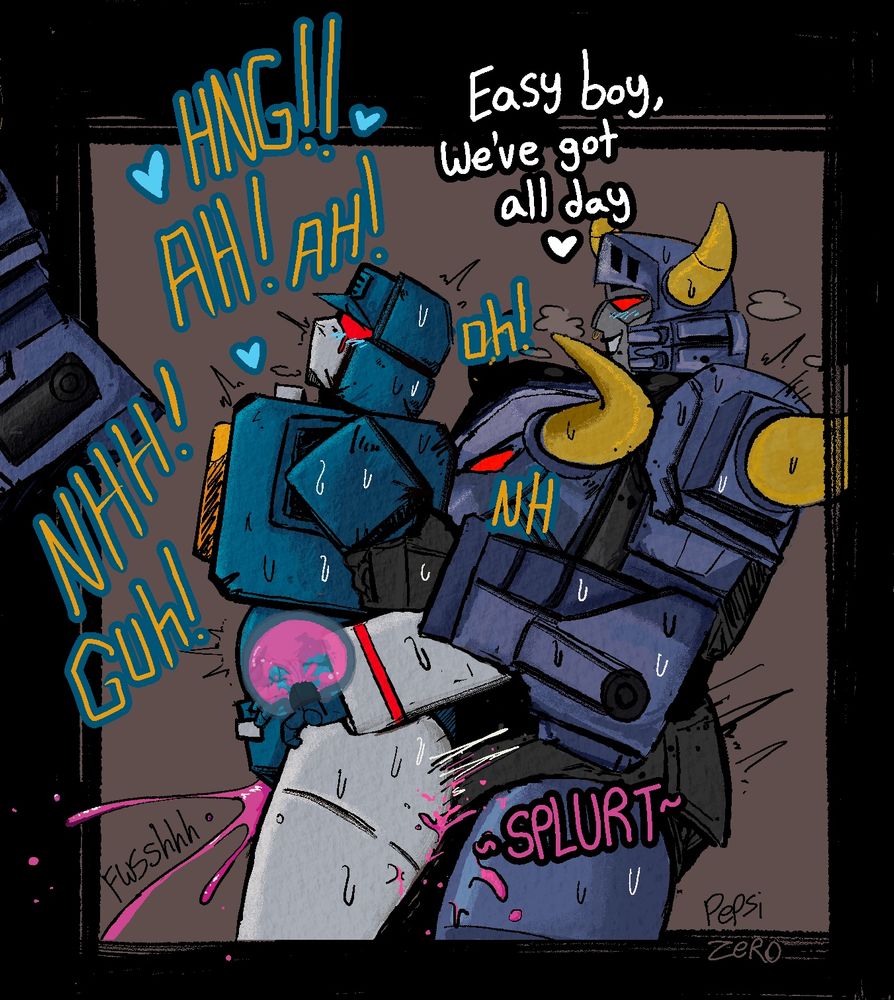 Okay exact same alt text as prev, but in addition is a small X-Ray over Soundwave’s stomach of the tip of Megabull’s cock absolutely filling him up