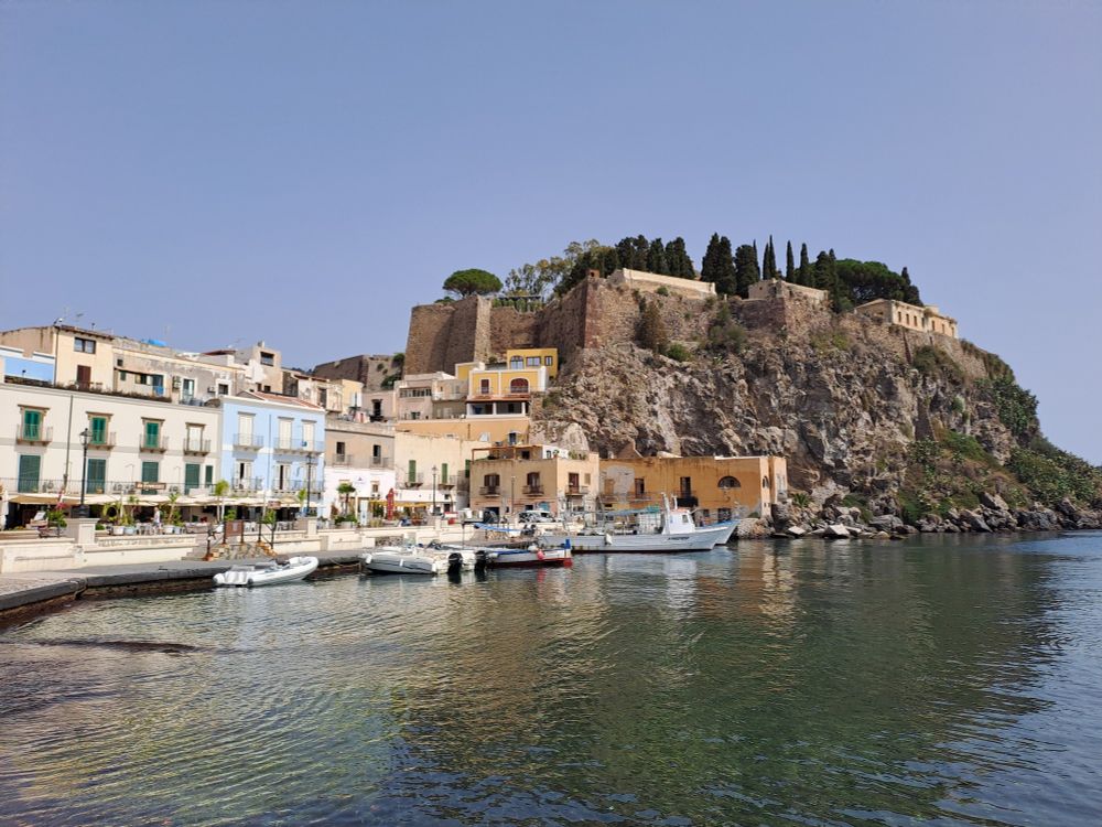 View of Lipari Marina.