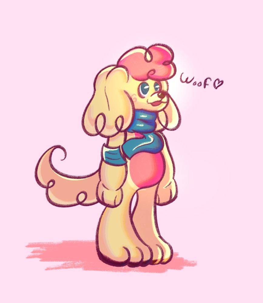 Oscar if he was designed as a dog, woof woof