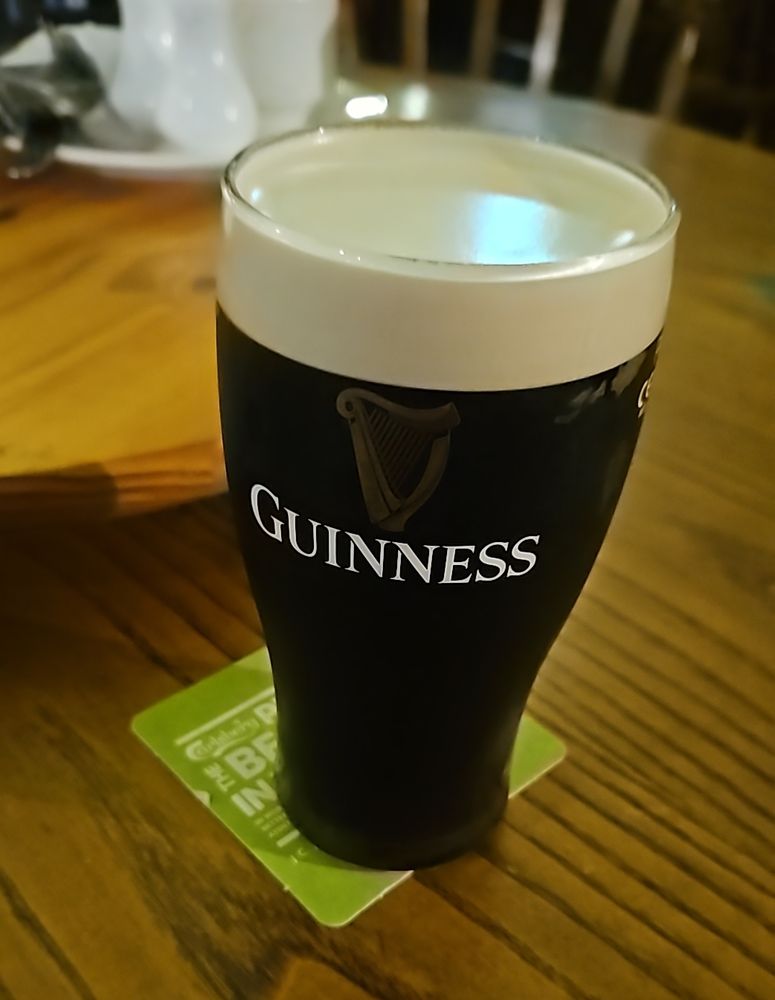 The first Guinness of the trip