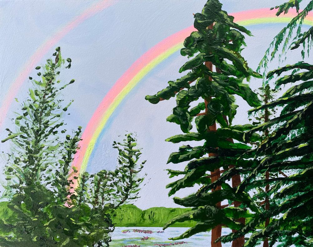 “Greenlake” - Painting by Steph Parrish 