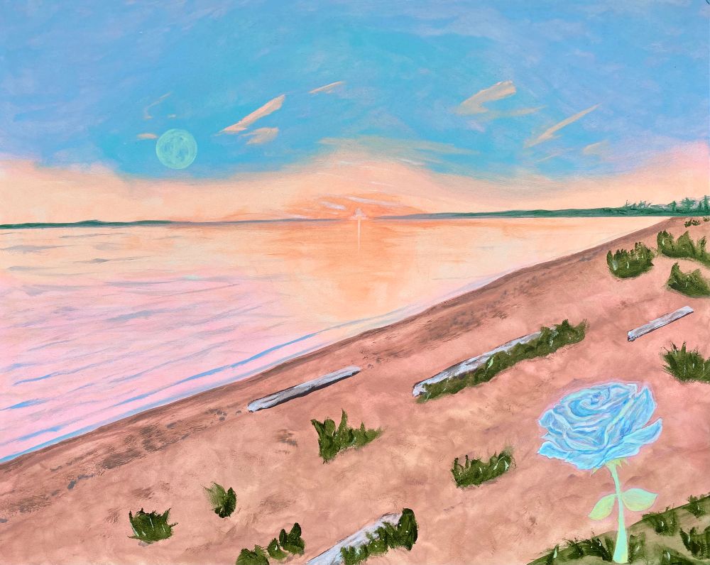 “Birch Bay” — Painting by Steph Parrish 