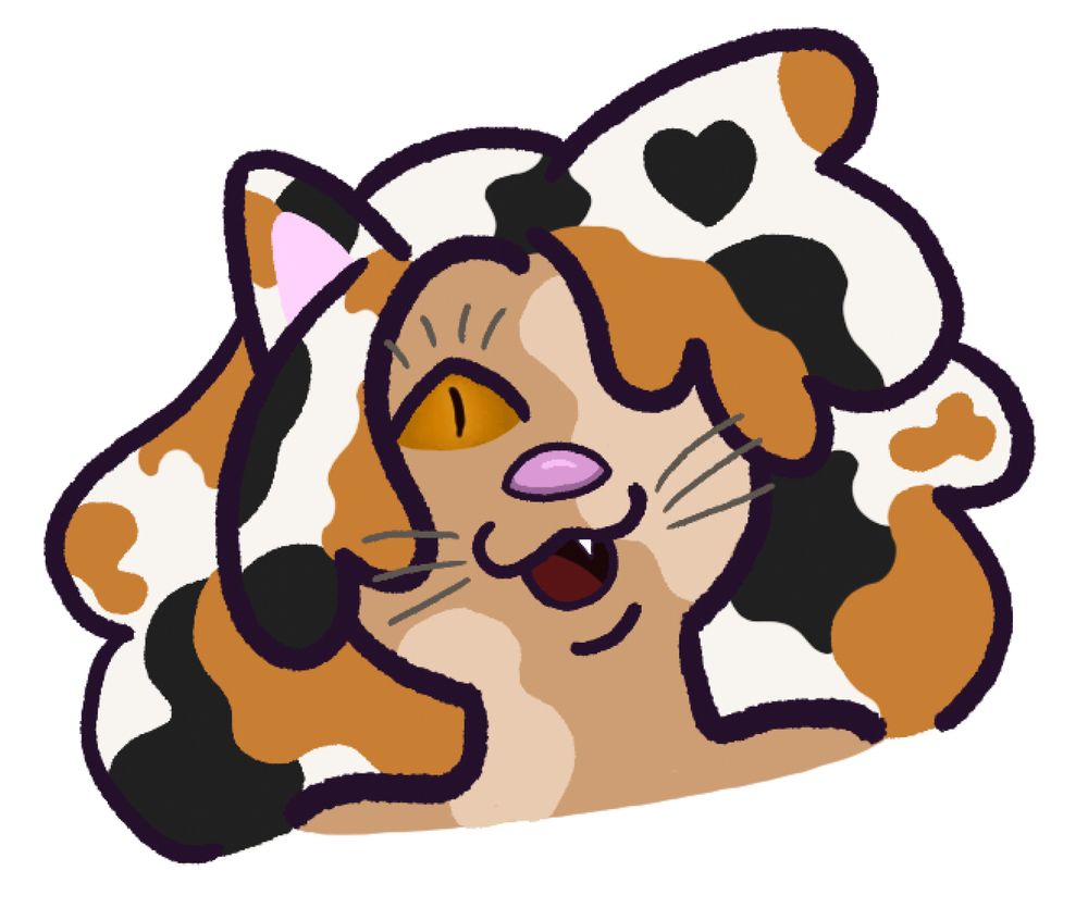 A calico cat girl named Kit