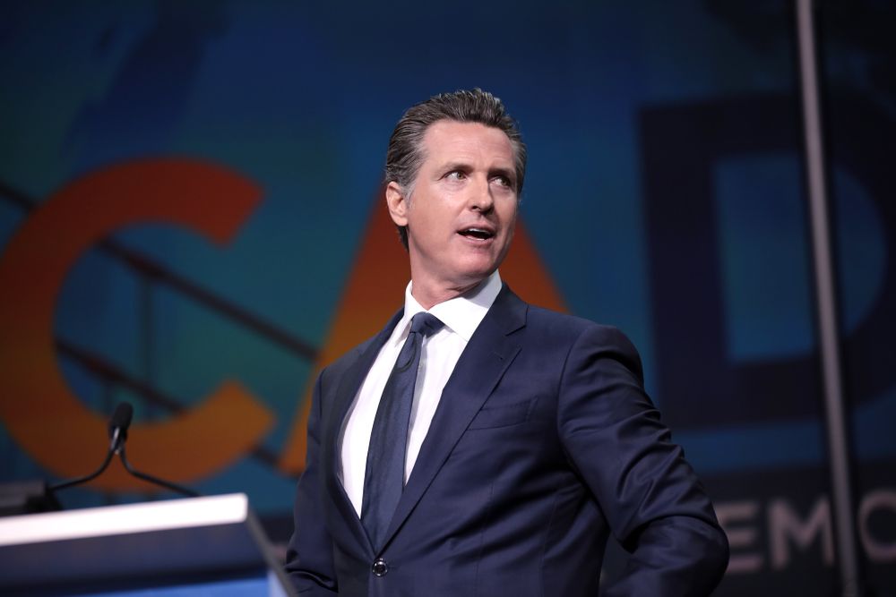 Those who manage Newsom's social media posts should receive a raise.