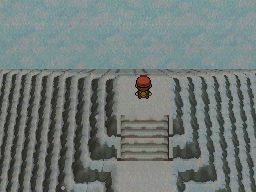 Red is sitting at the peak of Mt. Silver. He’s looking over the edge, staring down at the region below. 