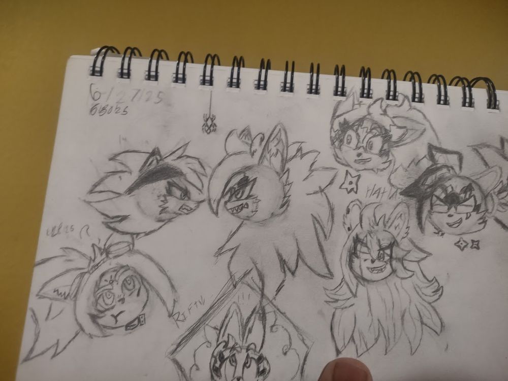 Some bout to fight, some curious and some laughing while one is confused. XD 