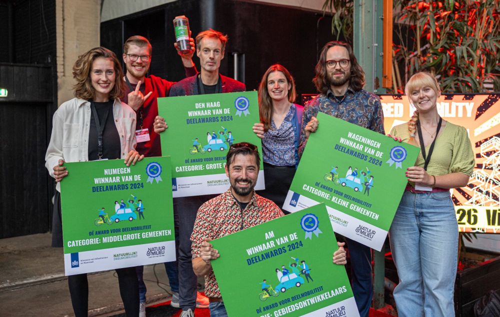 Groepsfoto van de winnaars