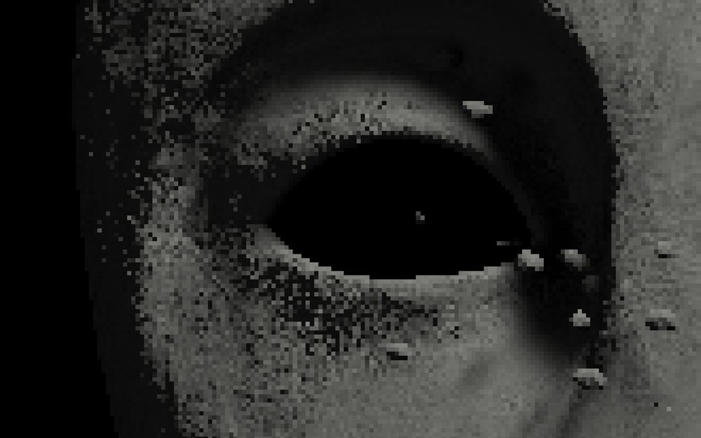 Close up of a low res 3D rendering, 2016