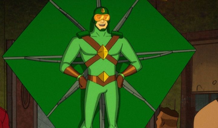 DC Comics character Charles Brown (really), aka the villain Kite-Man