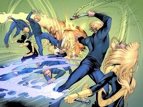 Ressurreição do cifra e ele dando um pau nos outros novos mutantes