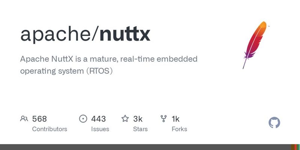 GitHub - apache/nuttx: Apache NuttX is a mature, real-time embedded operating system (RTOS)
