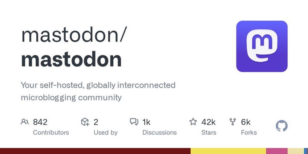 GitHub - mastodon/mastodon: Your self-hosted, globally interconnected microblogging community