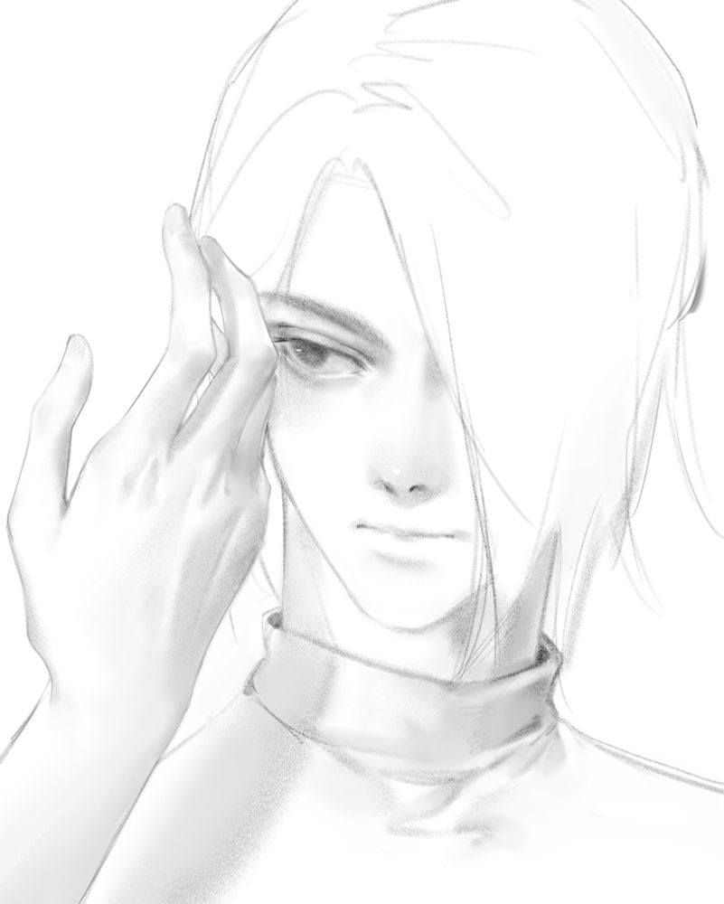 Sketch of portrait