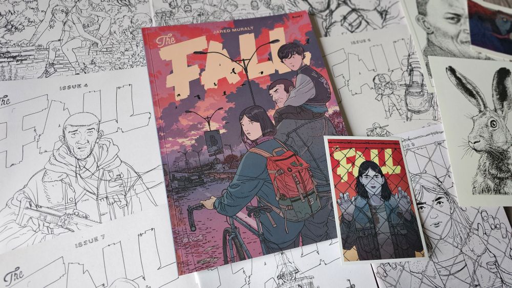 The Fall, first book and all the single edition releases as "pencil editions", plus some postcards.