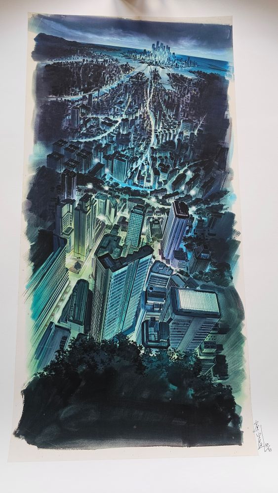 Ghost in the Shell, cut no. 683 Solegraph by Riekeles Gallery, signed and numbered by the artist: Hiromasa Ogura, 47/50