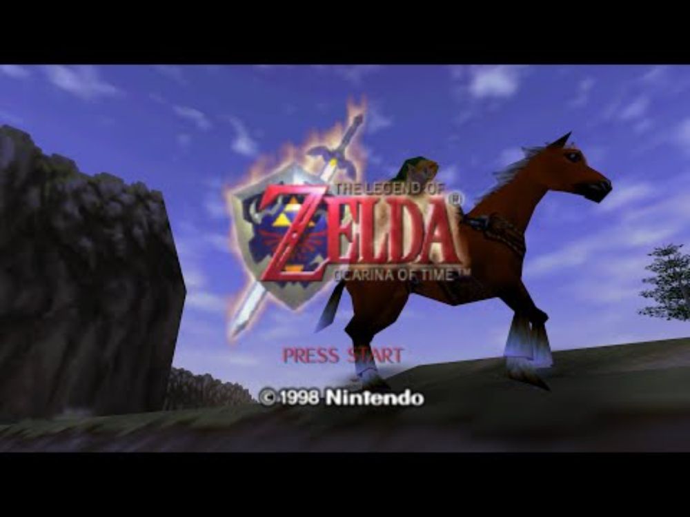 Title Screen - The Legend of Zelda: Ocarina of Time (1080p)