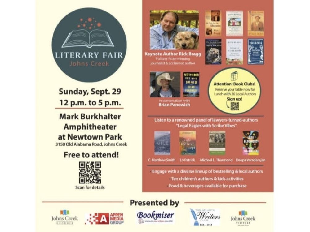 Pulitzer Prize-Winning Rick Bragg Headlines Free Literary Event Sunday