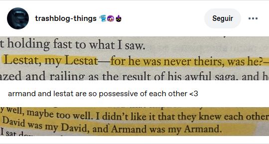 print do user trashblog-things no tumblr
"Lestat, my Lestat--for he was never theirs, was he?"
"[...] maybe too well. I didn't like it that they knew each other. David was my David, and Armand was my Armand."
armand and lestat are so possessive of each other <3