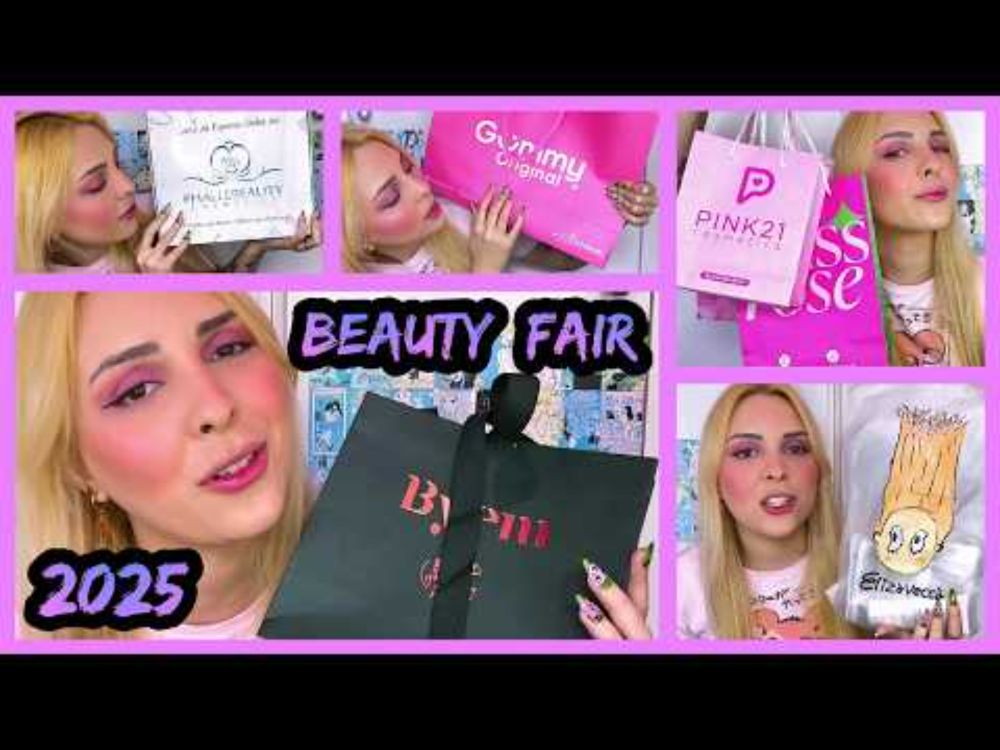 Fui na Beauty Fair 2025 e Ganhei muita Coisa (Phállebeauty, Lua & Neve, Pink 21, Byem, Miss Rôse...)