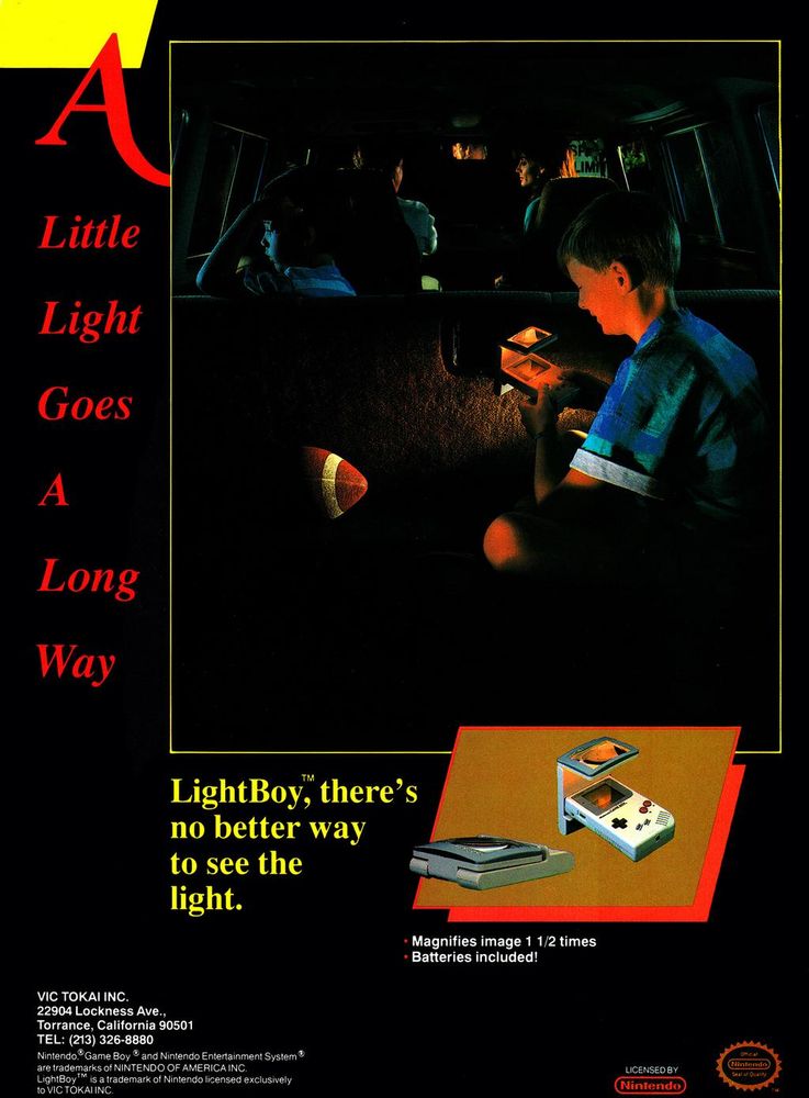 A Game Boy light goes a long way.