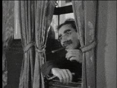 Groucho Marx with a cigar