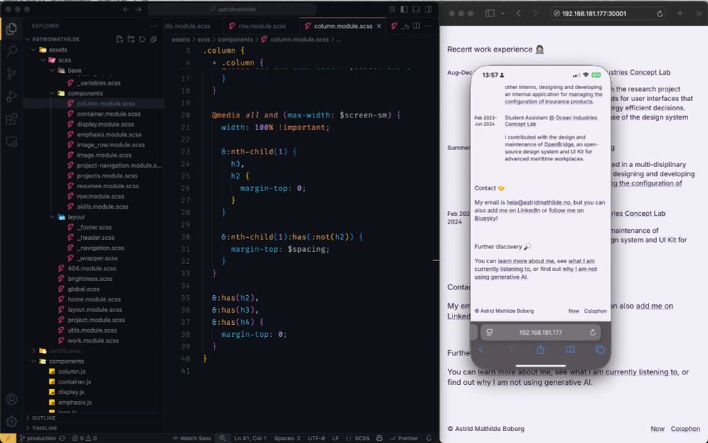screenshot displaying context