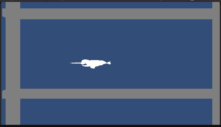 Default pure white player from STARWHAL surrounded by untextured boxes and a pure blue background. It's a still image but trust me when I say if it was animated very little would be different.